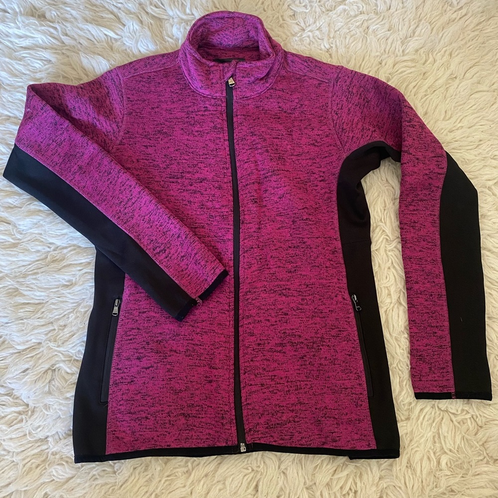 Magenta zip-up jacket